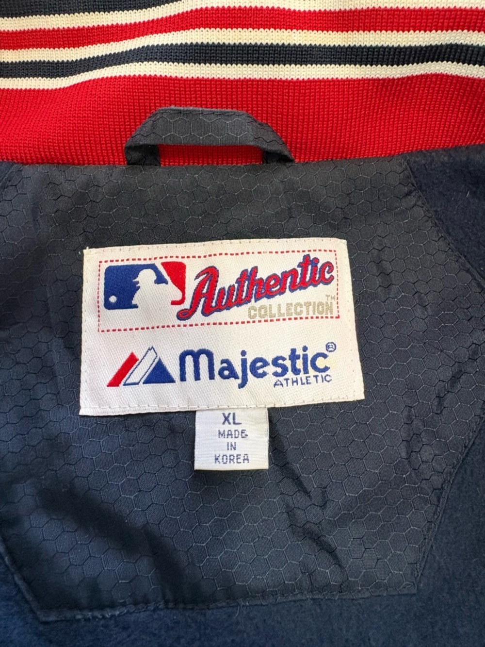 Majestic Vintage Boston Red Sox Dugout Jacket XL - Picture 3 of 16